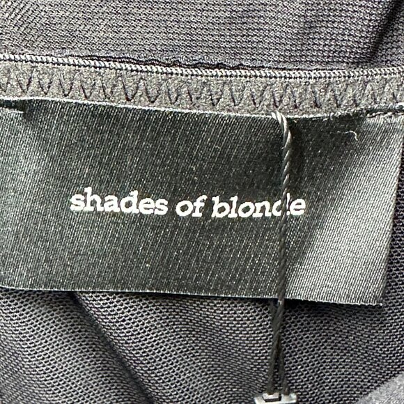 Shades Of Blonde Corset Top Womens Size 2X Black Long Sleeve Mesh Underwire - Picture 7 of 10